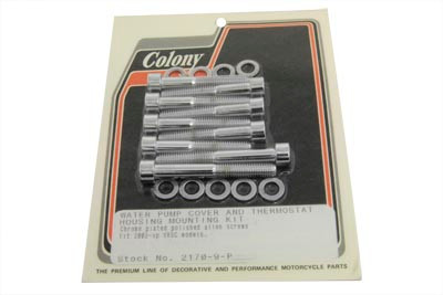 V-Twin - 2170-9-P - Thermostat Mount Kit Polished