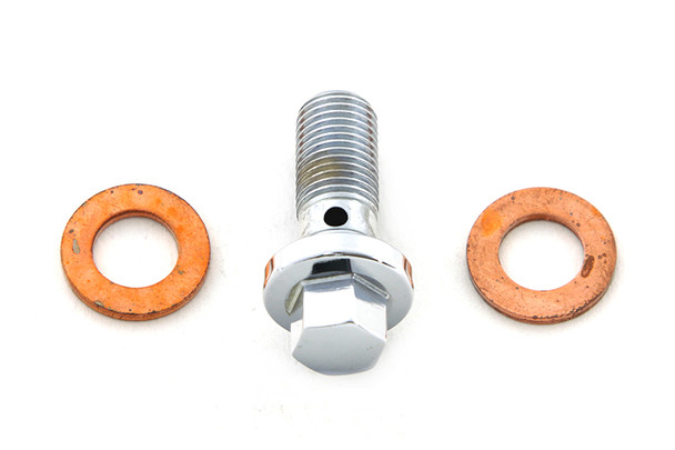 V-Twin - 2190-3 - Brake Hose Banjo Bolt Domed Type 10mm