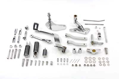 V-Twin - 22-0396 - Chrome Forward Control Kit - Fits 1991-2003 Harley-Davidson XL (5-speed)