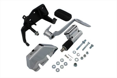 V-Twin - 22-0507 - Brake Control Kit with Chrome Master Cylinder - Fits 1986-1999 Harley-Davidson FLST