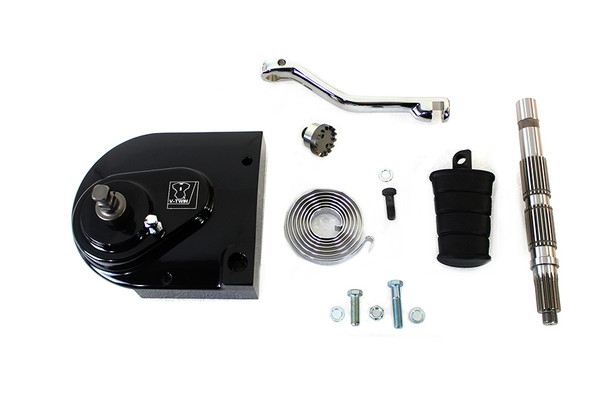 V-Twin - 22-0655 - Kick Starter Conversion Kit Black - Fits 1991-2003 Harley-Davidson XL