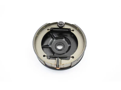 V-Twin - 22-0709 - Rear Mechanical Brake Backing Plate Kit Black - Fits 1937-1948 Harley-Davidson VL, 1936-1940 EL, 1941-1957 FL
