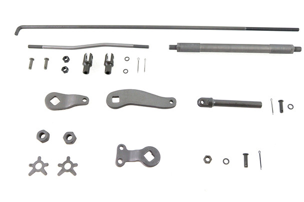V-Twin - 22-0734 - Mechanical Rear Brake Kit Parkerized - Fits 1941-1957 Harley-Davidson FL, 1936-1952 EL