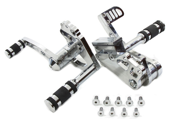 V-Twin - 22-0755 - Billet Forward Control Kit Extended