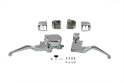 V-Twin - 22-0826 - Handlebar Control Kit Chrome - Fits 2004-2006 Harley-Davidson XL