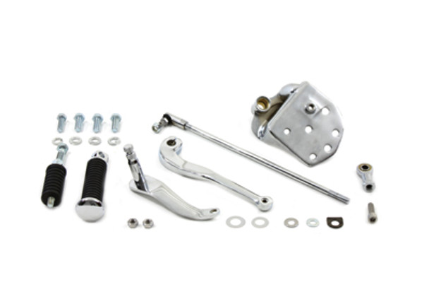 V-Twin - 22-1009 - Chrome Replica Shifter Control Kit