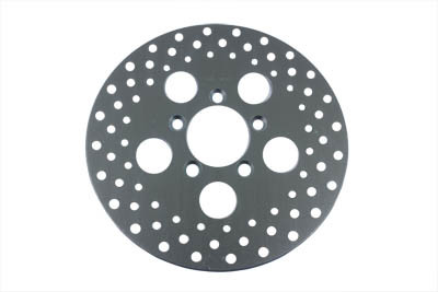 V-Twin - 23-0311 - 10 inch Drilled Front Brake Disc