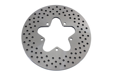 V-Twin - 23-0354 - 11-1/2 inch Drilled Rear Brake Disc