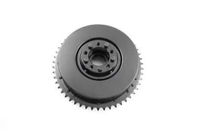 V-Twin - 23-0434 - Rear Hydraulic Brake Drum Black - Fits 1963-1966 Harley-Davidson FL