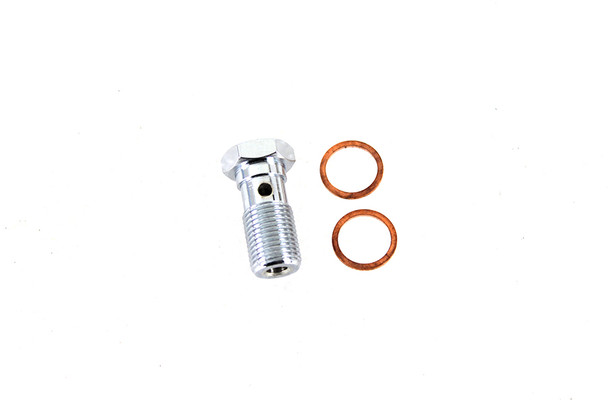 V-Twin - 23-1004 - 6 Point Banjo Bolt Kit 12mm - Fits 1984-2010 Harley-Davidson FXST, 1984-2003 XL, 1991-2010 FXD