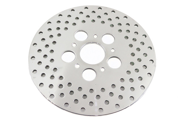 V-Twin - 23-1020 - 10 inch Drilled Front Brake Disc - Fits 1980-1983 Harley-Davidson FXWG