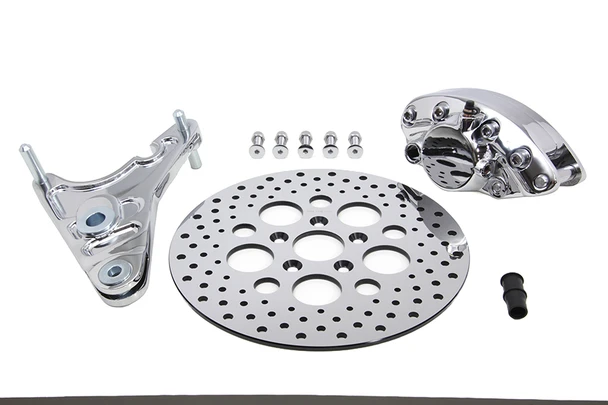 V-Twin - 23-1109 - Rear Brake Caliper Kit and 11-1/2 inch Disc - Fits 1973-1984 Harley-Davidson FX, FL