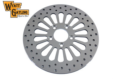 V-Twin - 23-1518 - 11-1/2 inch Wyatt Gatling Rear Brake Disc 18 Spoke Style