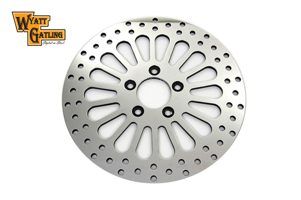 V-Twin - 23-1530 - 11.8 inch Wyatt Gatling Rear Brake Disc 18 Spoke Style