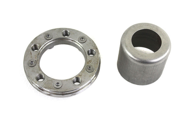 V-Twin - 23-1655 - Mechanical Brake Drum Flange Kit - Fits 1941-1957 Harley-Davidson FL, 1937-1947 EL