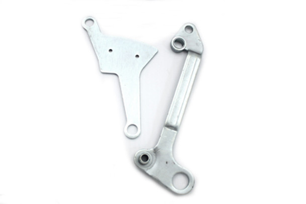 V-Twin - 23-1995 - Zinc Front Brake Caliper Anchor Arm Set