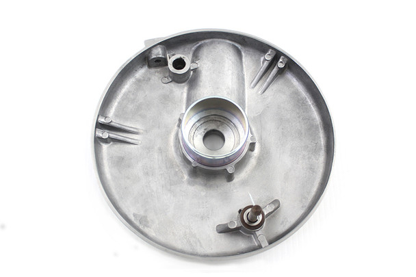 V-Twin - 23-9230 - Front Brake Backing Plate Right Side Polished
