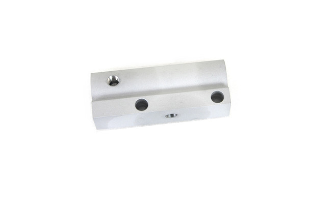 V-Twin - 23-9261 - Rear Remote Mount Master Cylinder Natural Alloy with Shot