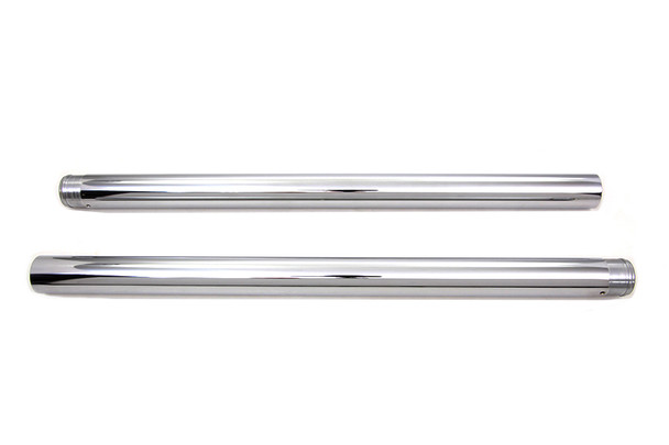 V-Twin - 24-0055 - Chrome Fork Tube Set 2 inch Over Stock