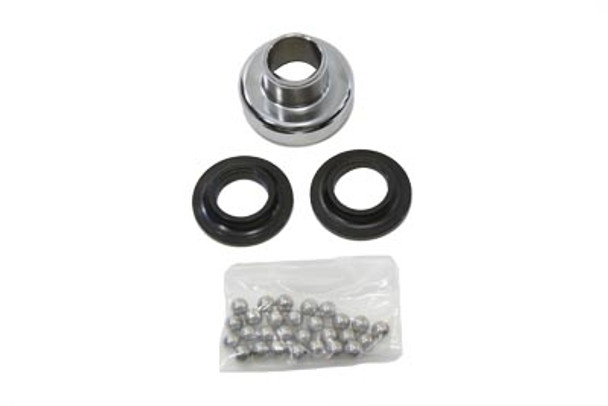 V-Twin - 24-0135 - Chrome Complete Neck Cup Kit