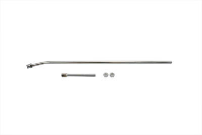 V-Twin - 24-0142 - Chrome Brake Cable Tube and Adjuster Kit - Fits 1950-1971 Harley-Davidson FL
