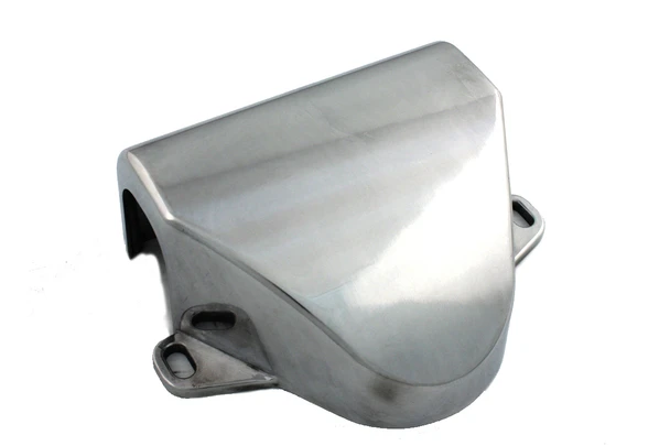 V-Twin - 24-0281 - Handlebar Clamp Polished Cowl Cover - Fits 1960-1979 Harley-Davidson FL