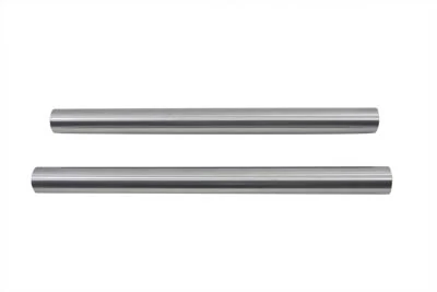 V-Twin - 24-0402 - Chrome 41mm Fork Tube Set 24 inch Total Length - Fits 1949-1976 Harley-Davidson FL