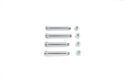 V-Twin - 24-0602 - Bolt Set for Front Brake Caliper Dual Disc Chrome - Fits 1978-1983 Harley-Davidson XL, FX