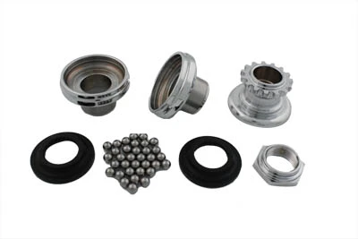 V-Twin - 24-0661 - Fork Installation Kit Chrome - Fits 1937-1948 Harley-Davidson UL, 1936-1940 EL, 1941-1948 FL