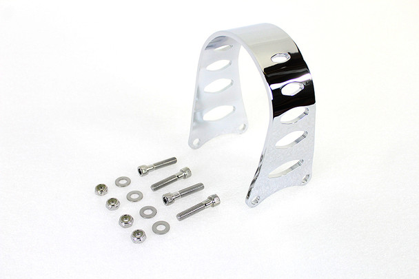 V-Twin - 24-1044 - 39mm Chrome Tomahawk Front Fork Brace - Fits 1988-2005 Harley-Davidson FXD (Up to 21 X 3.5" Wheel), 1988-2010 XL (Up to 21 X 3.5" Wheel), 1988-2005 FXR (Up to 21 X 3.5" Wheel)