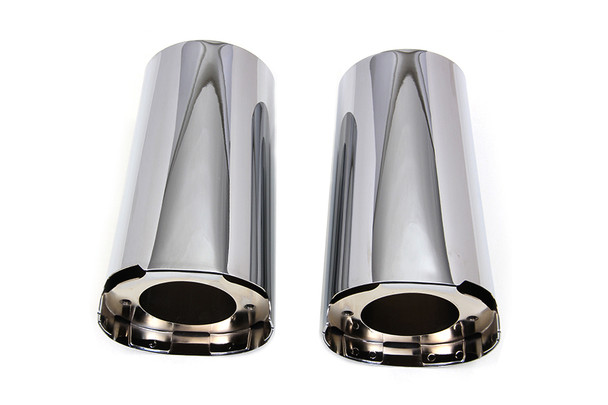 V-Twin - 24-1047 - Chrome Fork Slider Cover Set