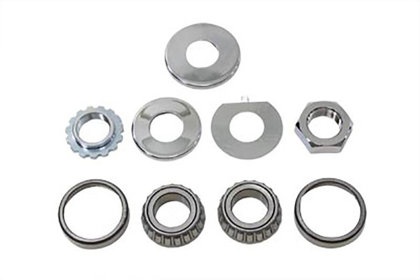 V-Twin - 24-1282 - Fork Neck Cup Bearing Kit - Fits 1984-1999 Harley-Davidson FXST, 1986-1999 FLST, 1949-1984 FLH