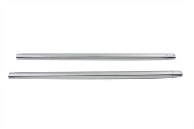 V-Twin - 24-1353 - Hard Chrome 41mm Fork Tube Set 24-7/8 inch Total Length