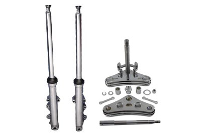 V-Twin - 24-1390 - 41mm Narrow Fork Assembly Dual Disc - Fits 1991-2003 Harley-Davidson FXD, 1984-2003 XL, 1984-1994 FXR