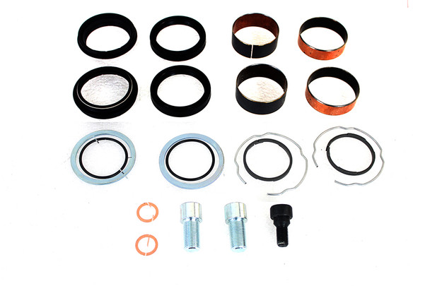 V-Twin - 24-9051 - 49mm Fork Lower Leg Rebuild Kit - Fits 2014-2016 Harley-Davidson FLT