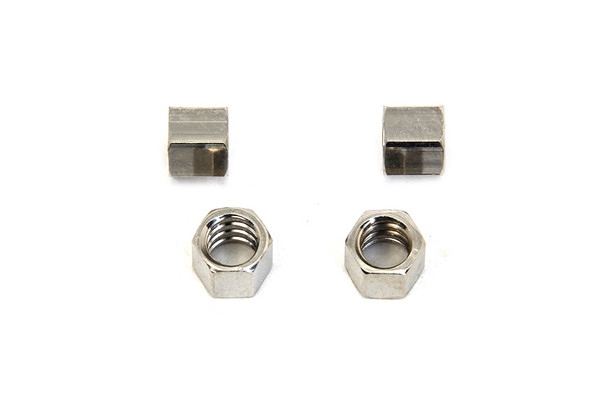 V-Twin - 2459-4 - Control Coil Nuts Nickel Plated