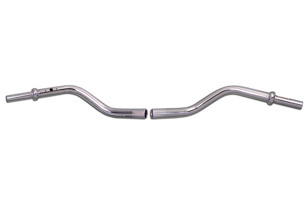 V-Twin - 25-0662 - 3-1/2 inch Replica Glide Buckhorn Handlebar without Indents