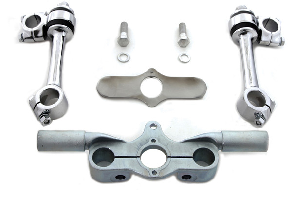 V-Twin - 25-0800 - Flanders Spring Fork Riser/Tree Kit