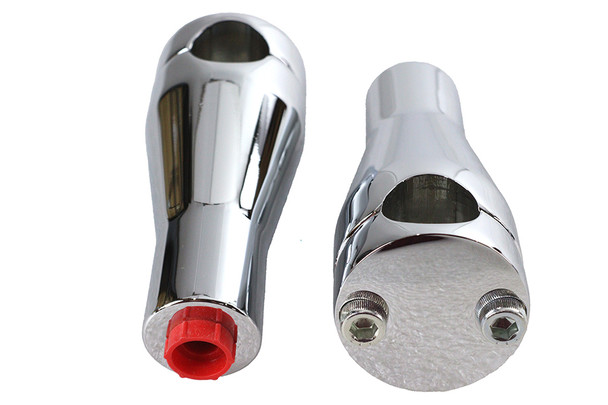V-Twin - 25-2202 - 4 inch Glide Riser Set Chrome