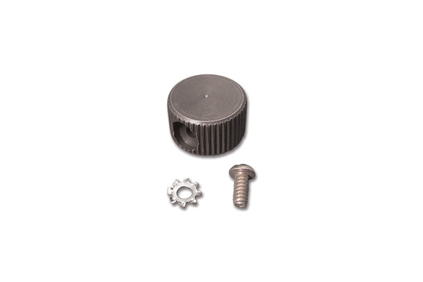 V-Twin - 2561-2 - Parkerized Panel Switch Knob and Screw Kit
