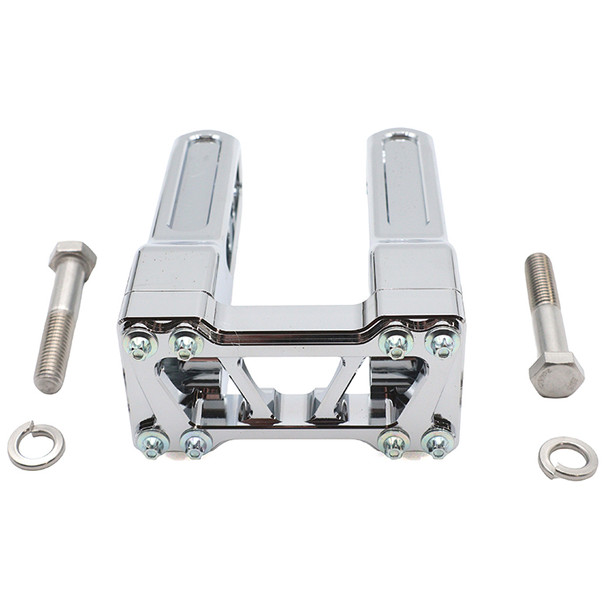 V-Twin - 26-0039 - Wyatt Gatling 6 inch Pirate Style Riser Set Chrome