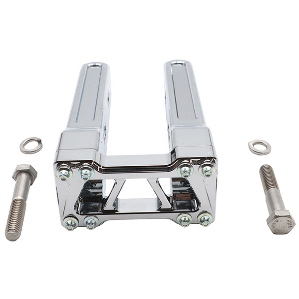 V-Twin - 26-0047 - Wyatt Gatling 8 inch Pirate Style Riser Set Chrome