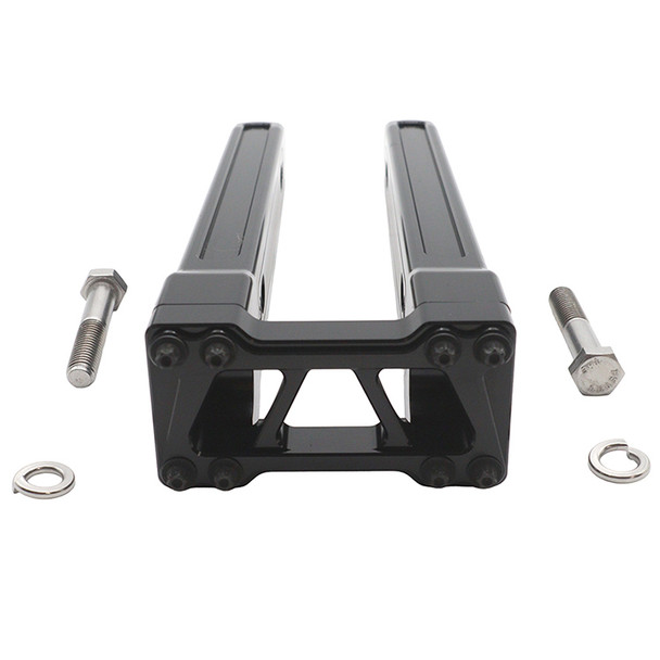 V-Twin - 26-0064 - Wyatt Gatling 12 inch Pirate Style Riser Set Black