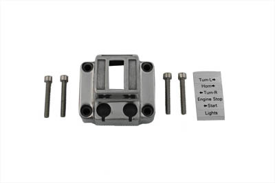 V-Twin - 26-0642 - Handlebar Switch Housing Polished