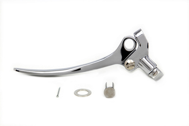 V-Twin - 26-0951 - Chrome Replica Brake Hand Lever Assembly - Fits 1941-1948 Harley-Davidson G, FL, EL, W