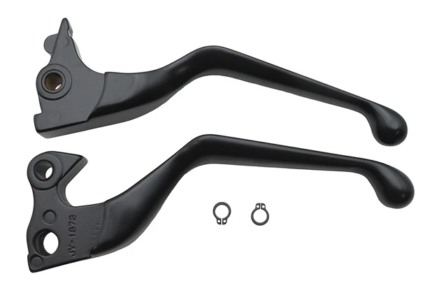 V-Twin - 26-0955 - Wide Hand Lever Kit Black - Fits 2014-2022 Harley-Davidson XL