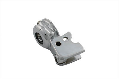 V-Twin - 26-2184 - Clutch Hand Lever Bracket with Clamp Chrome - Fits 1996-2017 Harley-Davidson FXD, 1996-2007 FLT, 1996-2014 FLST, 1996-2003 XL, 1996-2014 FXST