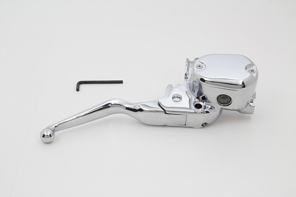 V-Twin - 26-2215 - Handlebar Master Cylinder Assembly Chrome - Fits 2014-2021 Harley-Davidson XL (with ABS)