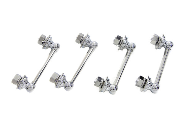 V-Twin - 2634-12T - Chrome Saddlebag Hanger Set