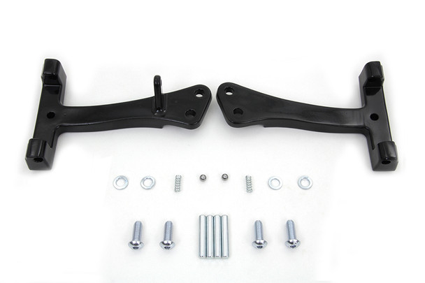 V-Twin - 27-0018 - Passenger Footboard Support Black